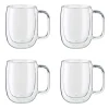 ZWILLING Mugs*4-Pc  Mug Set Transparent