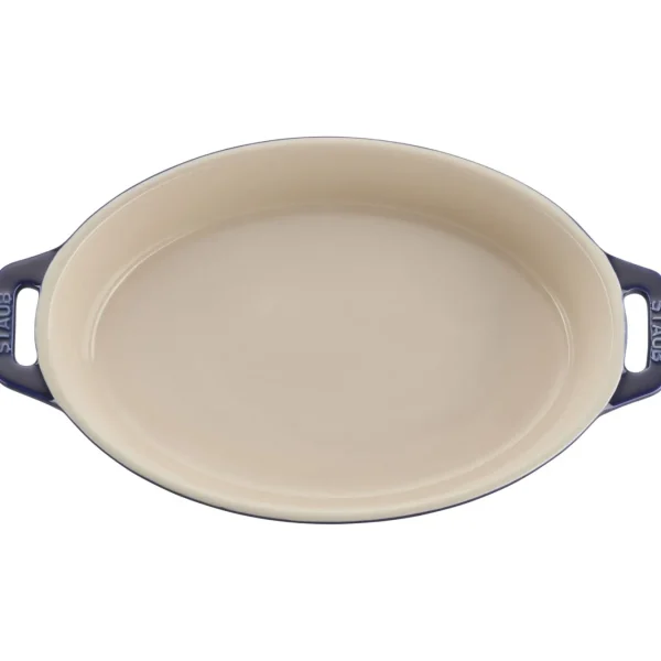STAUB Baking Dishes*2-Pc, Oval, Baking Dish Set, Dark Blue