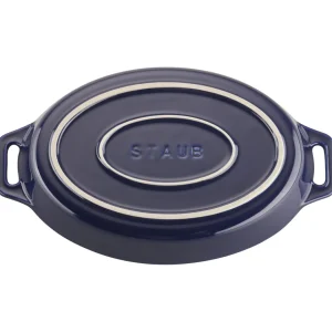 STAUB Baking Dishes*2-Pc, Oval, Baking Dish Set, Dark Blue
