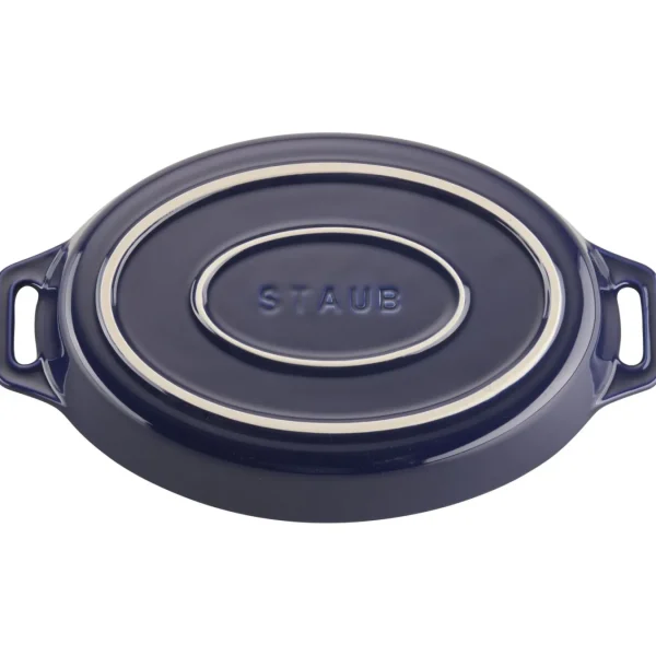 STAUB Baking Dishes*2-Pc, Oval, Baking Dish Set, Dark Blue
