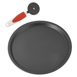 Ballarini Specialty Cookware*3-Pc, Pizza Pan Set, Black Matte