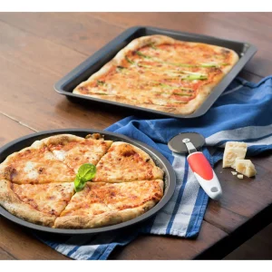 Ballarini Specialty Cookware*3-Pc, Pizza Pan Set, Black Matte