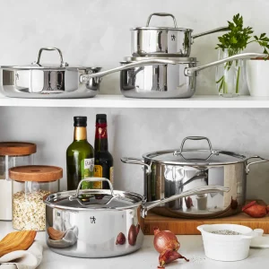 HENCKELS Cookware Sets*10-Pc Pot Set, 18/10 Stainless Steel Silver