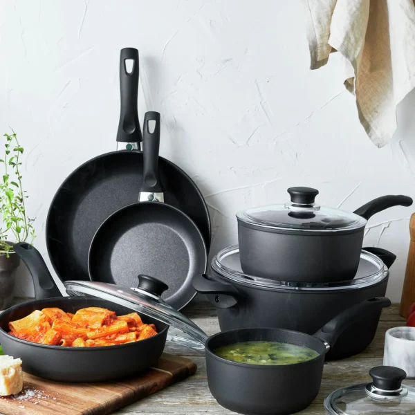 Ballarini Cookware Sets*10-Pc, Pots And Pans Set Black Matte
