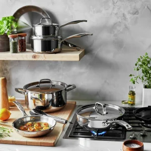 HENCKELS Cookware Sets*10-Pc, Pots And Pans Set Silver