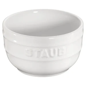 STAUB Bowls*2-Pc, Prep Bowl Set, White
