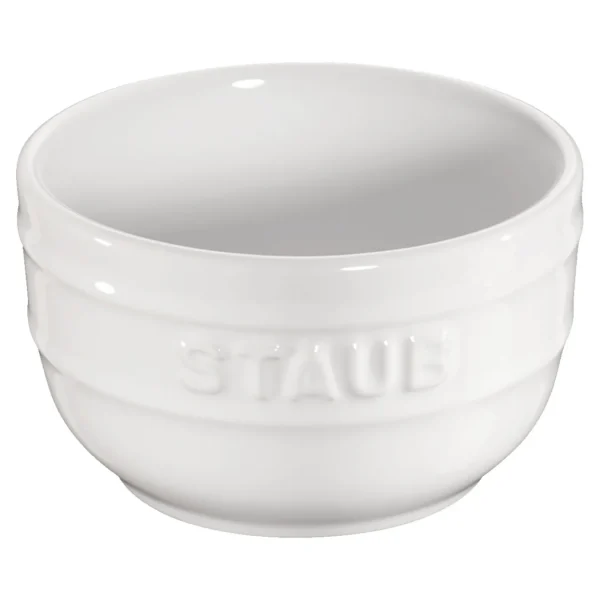 STAUB Bowls*2-Pc, Prep Bowl Set, White