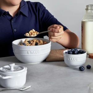STAUB Bowls*2-Pc, Prep Bowl Set, White