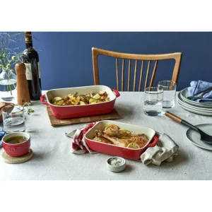 STAUB Baking Dishes*2-Pc, Rectangular Baking Dish Set, Cherry