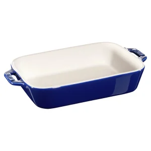 STAUB Baking Dishes*2-Pc, Rectangular Baking Dish Set, Dark Blue