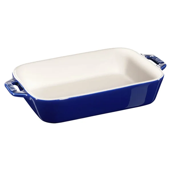 STAUB Baking Dishes*2-Pc, Rectangular Baking Dish Set, Dark Blue