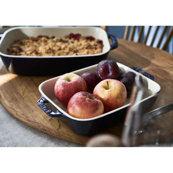 STAUB Baking Dishes*2-Pc, Rectangular Baking Dish Set, Dark Blue