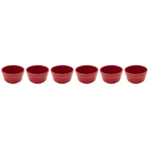 HENCKELS Ramekins*6-Pc, Round, Ramekin Set, Cherry