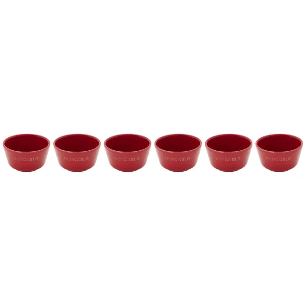 HENCKELS Ramekins*6-Pc, Round, Ramekin Set, Cherry