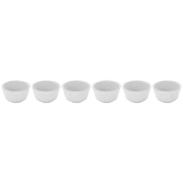 HENCKELS Ramekins*6-Pc, Round, Ramekin Set, White