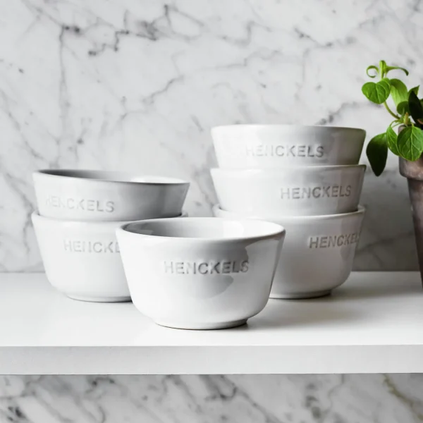 HENCKELS Ramekins*6-Pc, Round, Ramekin Set, White