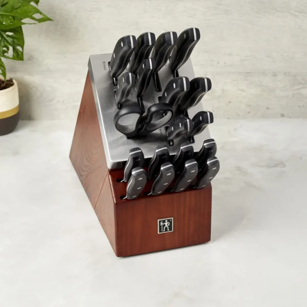 HENCKELS Self Sharpening Knife Sets*20-Pc, Self Sharpening Knife Block Set