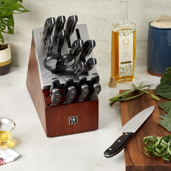 HENCKELS Self Sharpening Knife Sets*20-Pc, Self Sharpening Knife Block Set