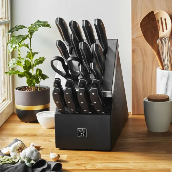 HENCKELS Self Sharpening Knife Sets*20-Pc, Self Sharpening Knife Block Set