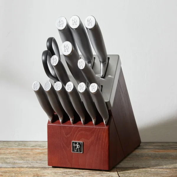 HENCKELS Self Sharpening Knife Sets*14-Pc, Self-Sharpening Knife Block Set
