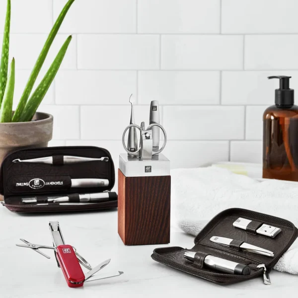 ZWILLING Manicure Sets*5-Pc Spa Bath Station - Wood Brown
