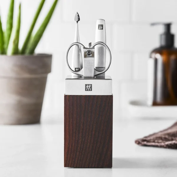 ZWILLING Manicure Sets*5-Pc Spa Bath Station - Wood Brown