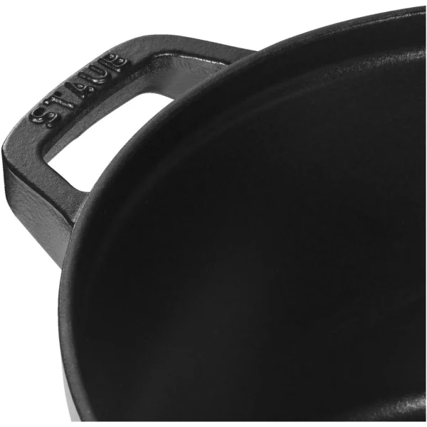 STAUB Cookware Sets*4-Pc Stackable Set,, Cast Iron Black Matte