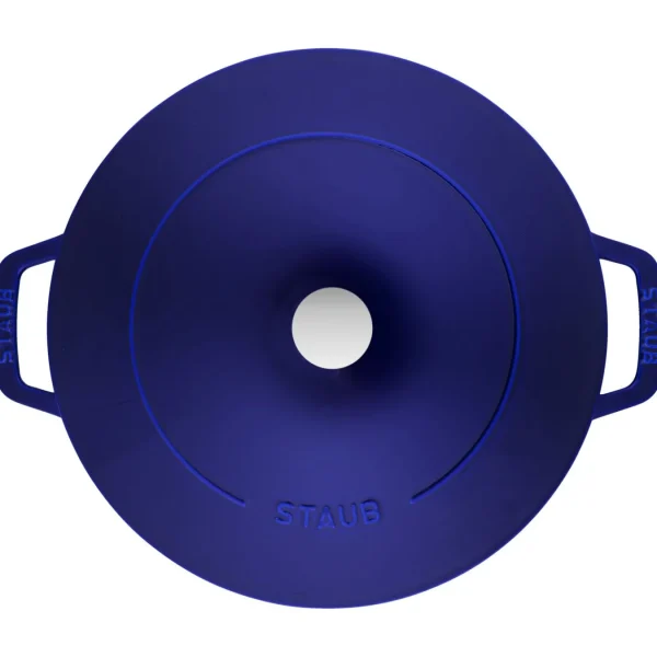 STAUB Cookware Sets*4-Pc Stackable Set,, Cast Iron Dark Blue
