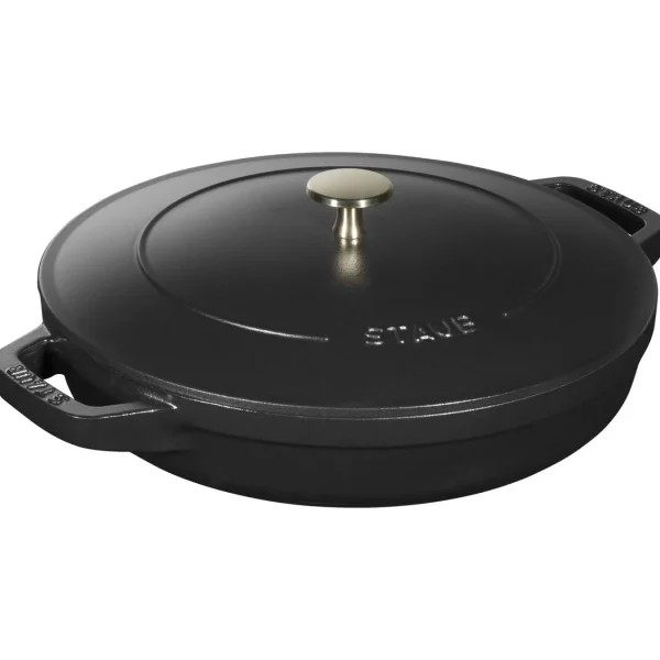 STAUB Cookware Sets*4-Pc Stackable Set,, Cast Iron Black Matte
