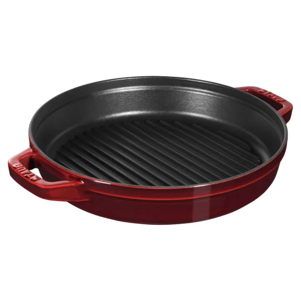 STAUB Cookware Sets*4-Pc Stackable Set,, Cast Iron Grenadine