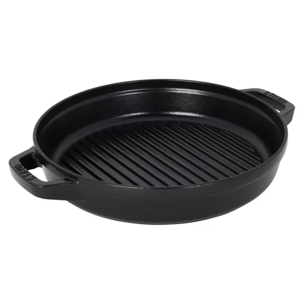 STAUB Cookware Sets*4-Pc Stackable Set,, Cast Iron Black Matte