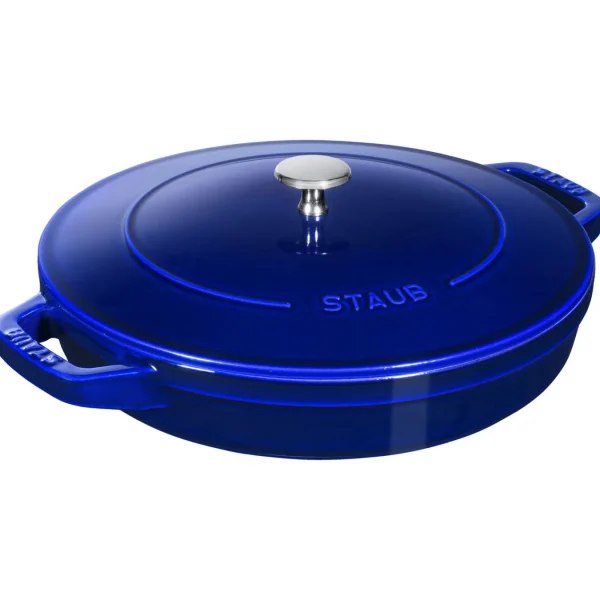 STAUB Cookware Sets*4-Pc Stackable Set,, Cast Iron Dark Blue