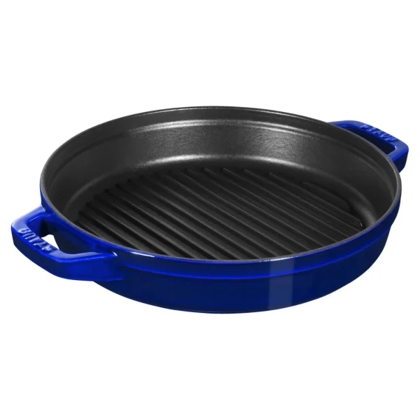 STAUB Cookware Sets*4-Pc Stackable Set,, Cast Iron Dark Blue