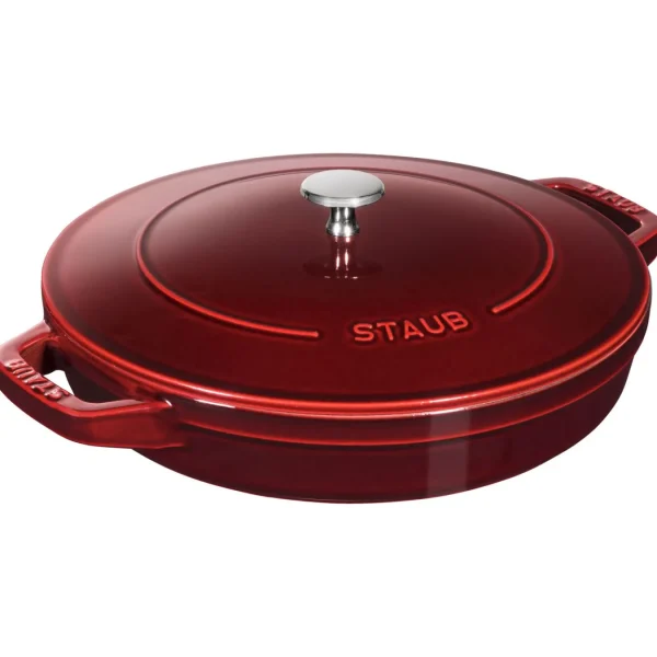 STAUB Cookware Sets*4-Pc Stackable Set,, Cast Iron Grenadine