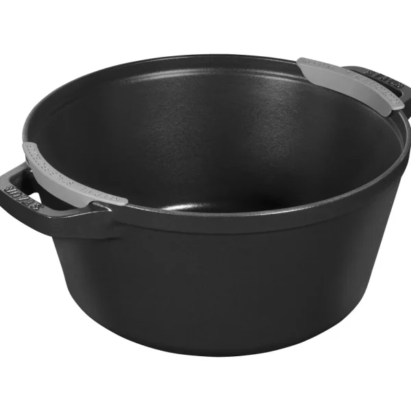 STAUB Cookware Sets*4-Pc Stackable Set,, Cast Iron Black Matte