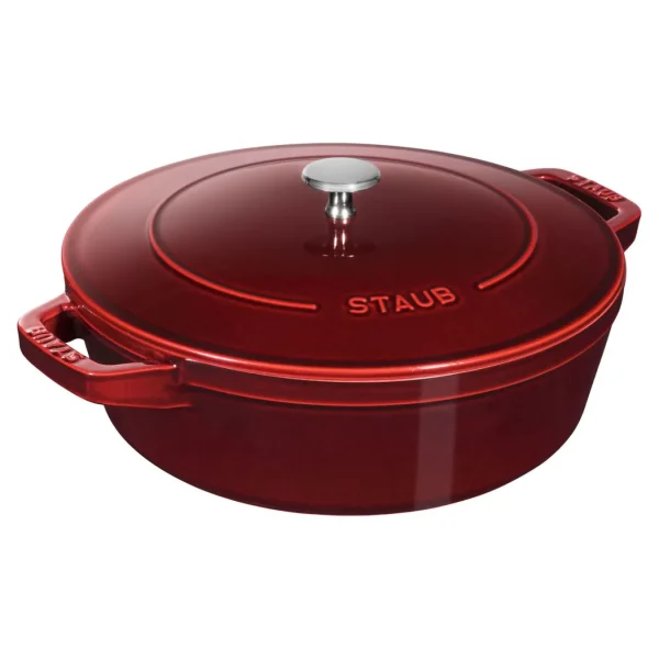 STAUB Cookware Sets*4-Pc Stackable Set,, Cast Iron Grenadine