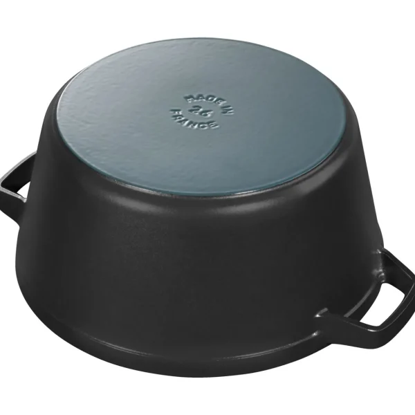 STAUB Cookware Sets*4-Pc Stackable Set,, Cast Iron Black Matte