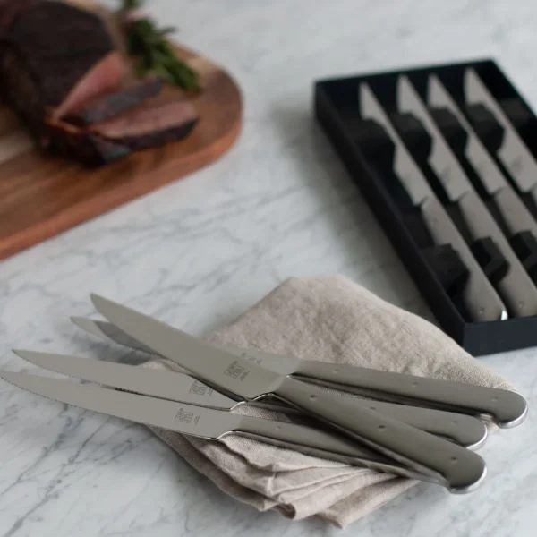 ZWILLING Steak Knife Sets*8-Pc, Stainless Steel Porterhouse Steak Knife Set In Black Presentation Box Silver