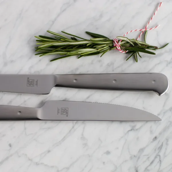 ZWILLING Steak Knife Sets*8-Pc, Stainless Steel Porterhouse Steak Knife Set In Black Presentation Box Silver