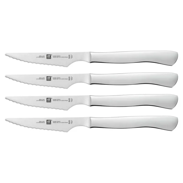 ZWILLING Steak Knife Sets*4-Pc, Stainless Steel Serrated Steak Knife Set