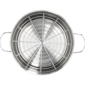 DEMEYERE Specialty Cookware*4-Pc Stainless Steel Stovetop Smoker Set Silver