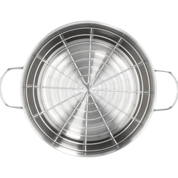 DEMEYERE Specialty Cookware*4-Pc Stainless Steel Stovetop Smoker Set Silver