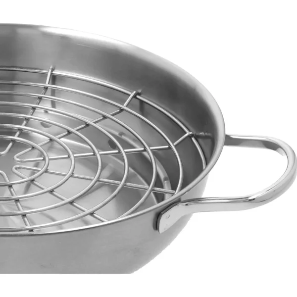 DEMEYERE Specialty Cookware*4-Pc Stainless Steel Stovetop Smoker Set Silver