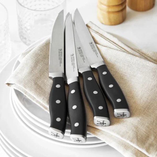 HENCKELS Steak Knife Sets*4-Pc, Steak Knife Set - Black Black Matte