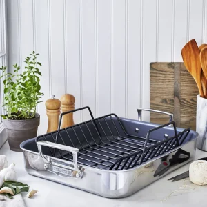 ZWILLING Roasting Pans*Polished Stainless Steel Ceramic Nonstick Roasting Pan