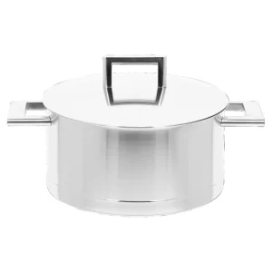 DEMEYERE Stew Pots*5.5 Qt, 18/10 Stainless Steel, Dutch Oven With Lid Silver