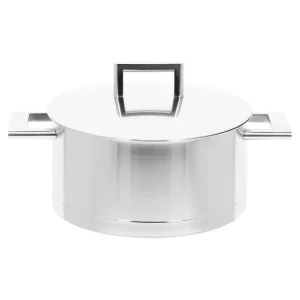 DEMEYERE Stew Pots*4.25 Qt, 18/10 Stainless Steel, Dutch Oven With Lid Silver