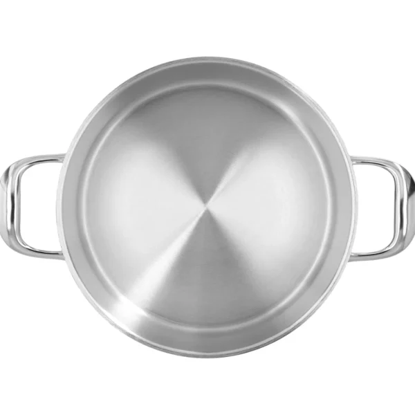 DEMEYERE Stew Pots*4.2 Qt, 18/10 Stainless Steel, Dutch Oven With Lid Silver