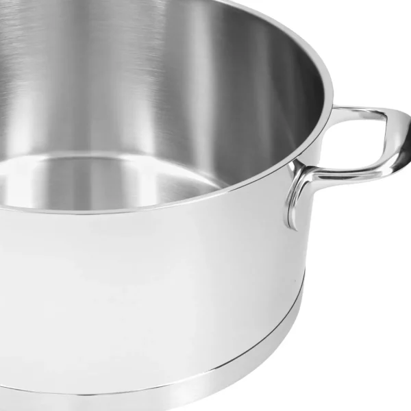 DEMEYERE Dutch Ovens*8.9 Qt, 18/10 Stainless Steel, Dutch Oven With Lid Silver