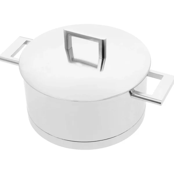 DEMEYERE Stew Pots*5.5 Qt, 18/10 Stainless Steel, Dutch Oven With Lid Silver